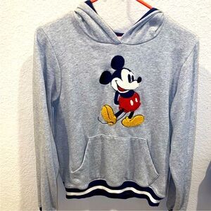 DISNEY MICKEY MOUSE EMBROIDERY HOODED SWEATER